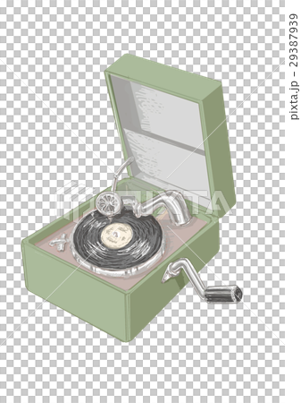 ポータブル蓄音器 29387939