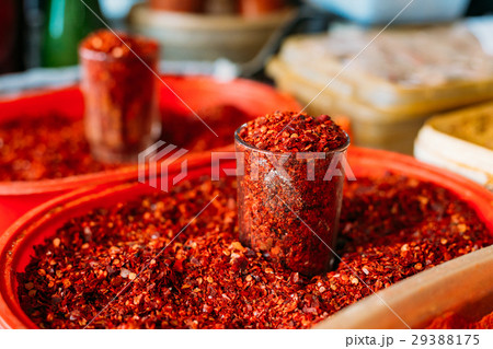 Close Of Powdered Cayenne Or Red Hot Chili Pepper 29388175