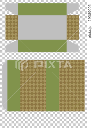 マッチ箱の展開図 29389003