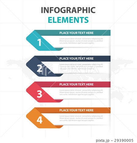 colorful label business Infographics elements 29390005