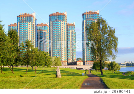 Park in microdistrict Ribatskoe. 29390441