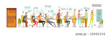 Game Development Meeting Composition 29392243