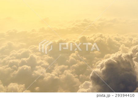Sky and Cloud top view from airplane window. 29394410