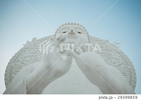 Big White Buddha image in Saraburi, Thailand. Big White Buddha image in Saraburi, Thailand. 29399859