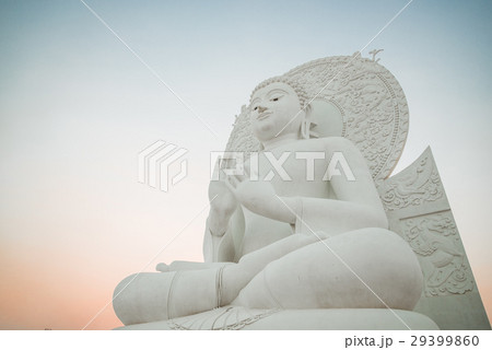 Big White Buddha image in Saraburi, Thailand. Big White Buddha image in Saraburi, Thailand. 29399860