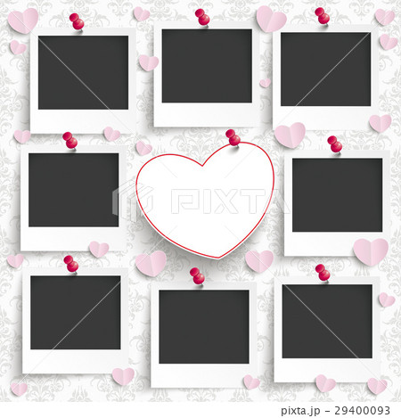 Batched Instant Photos Heart Ornaments Wallpaper Batched Instant Photos Heart Ornaments Wallpaper 29400093