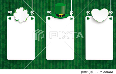 Vintage St Patricks Day Boards Hat Shamrock Heart Vintage St Patricks Day Boards Hat Shamrock Heart 29400688