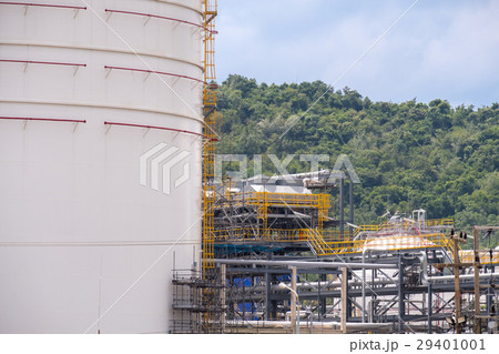 Oil refinery plant. Petrochemical concept Oil refinery plant. Petrochemical concept 29401001