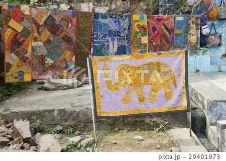 Decorated colorful Textile Decorated colorful Textile 29401973