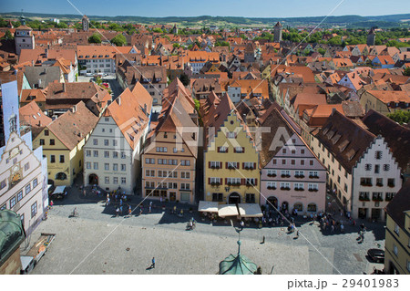 View of the village of Rothenburg ob der Tauber 29401983