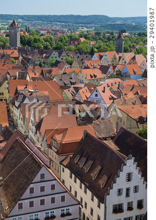 View of the village of Rothenburg ob der Tauber View of the village of Rothenburg ob der Tauber 29401987
