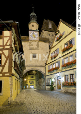 Night scene in Rothenburg ob der Tauber Night scene in Rothenburg ob der Tauber 29401990