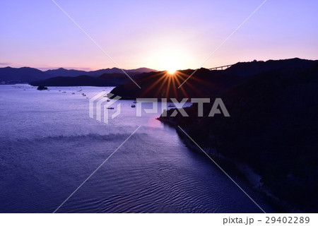 鳴門ウチノ海の夕日 鳴門ウチノ海の夕日 29402289