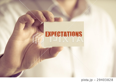 EXPECTATIONS message card 29403828