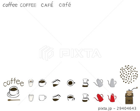 コーヒー　イラスト　背景　カフェ 29404643