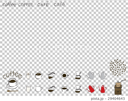 コーヒー　イラスト　背景　カフェ 29404643
