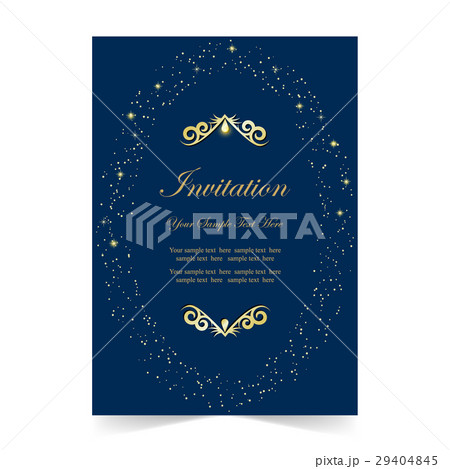 Invitation card, wedding card on blue background Invitation card, wedding card on blue background 29404845