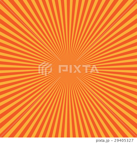 Yellow-orange rays of light in radial arrangement 29405327