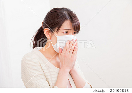 咳 喉 風邪 マスク ネガティブイメージ 体調不良 女性 ポートレート 20代 30代 咳 喉 風邪 マスク ネガティブイメージ 体調不良 女性 ポートレート 20代 30代 29406818