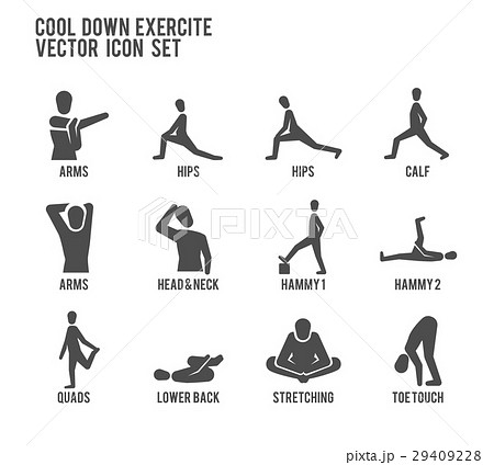 Warm Up Exercise Stretching Workout Vector Icon Warm Up Exercise Stretching Workout Vector Icon 29409228