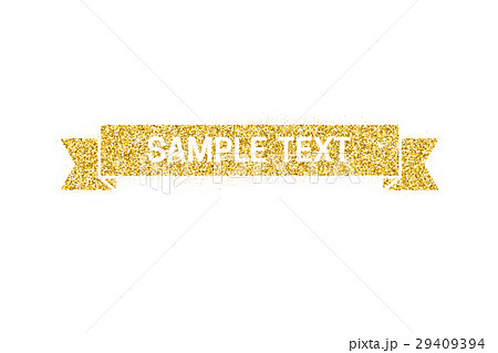 Gold Glitter Ribbon Streamers Clipart Graphic by ladyjdesignstore ·  Creative Fabrica