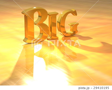 3D Big Gold text 29410195