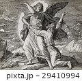 Jacob wrestling with the angel of god, graphic 29410994