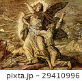 Jacob wrestling with the angel of god, graphic 29410996