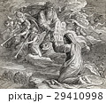 Moses receiving the ten commandments from God 29410998