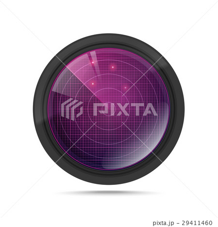 3D radar with targets in process. 3D radar with targets in process. 29411460
