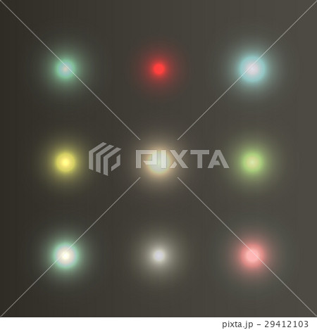 Set abstract color glow light effect Set abstract color glow light effect 29412103