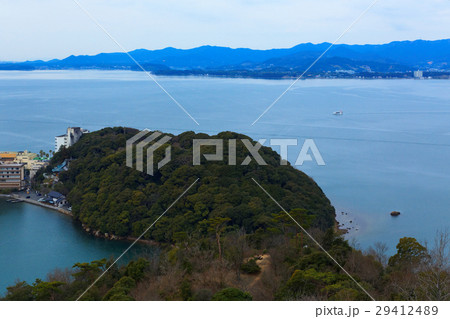 舘山寺と温泉街 29412489