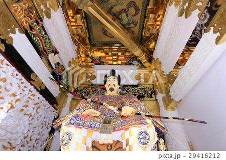 日光東照宮 陽明門 随身像と天女の天井画 日光東照宮 陽明門 随身像と天女の天井画 29416212