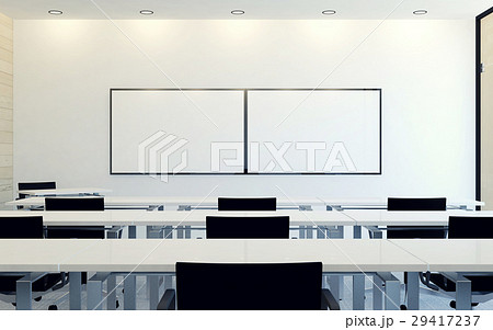 Modern interior of business conference room  29417237