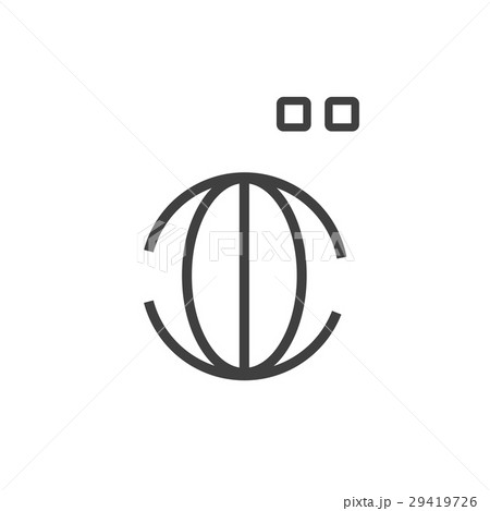 Line Style Circle 3D print icon 29419726