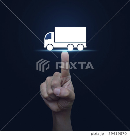 Truck transportation service concept Truck transportation service concept 29419870