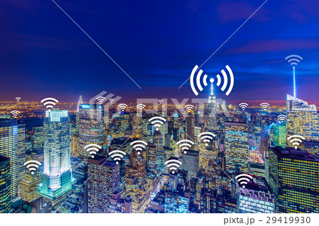 Internet of things concept in the city 29419930