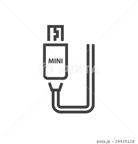 Mini HDMI Adapter Line icon 29420128