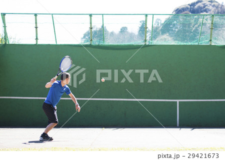 テニスをする男性 テニスをする男性 29421673