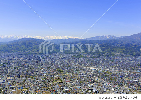 長野盆地／Aerial view 29425704