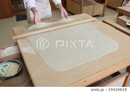 蕎麦打ち体験 延ばし 蕎麦打ち体験 延ばし 29426628