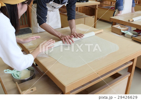 蕎麦打ち体験 延ばし 29426629