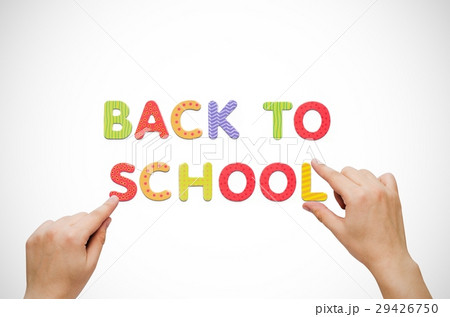 Hand put the words Back To School Hand put the words Back To School 29426750