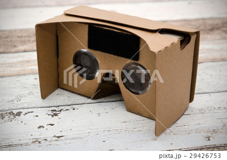 Virtual reality cardboard glasses. Virtual reality cardboard glasses. 29426753