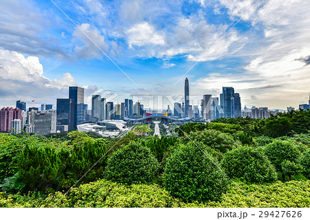 中国・深センの高層ビル群の風景 中国・深センの高層ビル群の風景 29427626