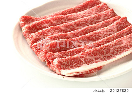 黒毛和牛肩バラ肉のうす切り 29427826