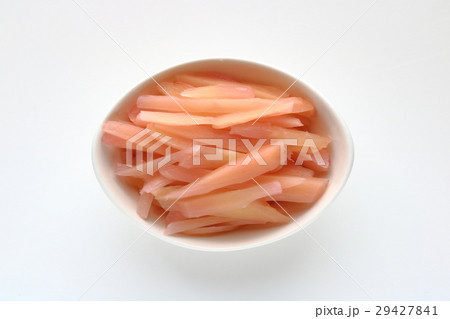 せん切り新ショウガの甘酢漬け せん切り新ショウガの甘酢漬け 29427841