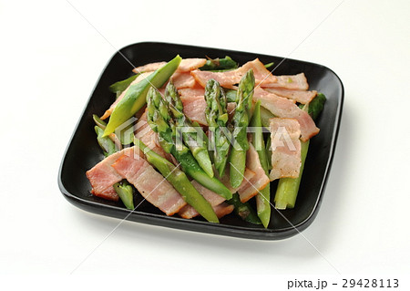 アスパラとベーコンのオイル炒め 29428113