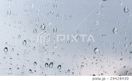 Drops of rain on the glass Drops of rain on the glass 29428430