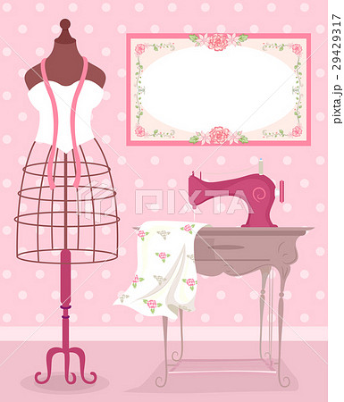 Shabby Sewing Mannequin 29429317
